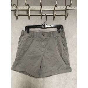Bear Bottom Shorts Men's L 5.5" Gray Twill Chino Outdoor Casual Elastic Waist 32